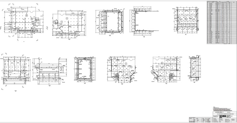 Secondary Cursher Screen Upgrades Assembly Drawings