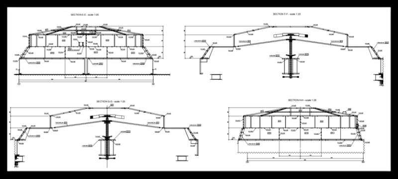 Steel Framework Channels Angles Plates Bird Protection Net Mesh 06