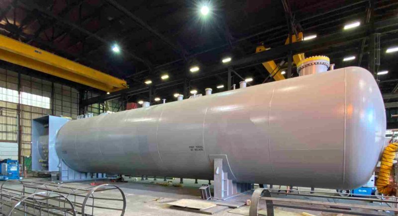slug catcher pressure vessel natural gas  
