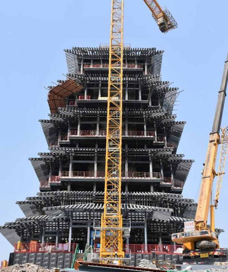 Structure-concrete-core-tube-shear-wall-seven-eaves-steel-purlins-04