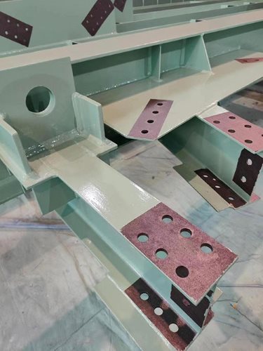 Heavy Steel Structure for Japan Mitsubishi Forming Press Workshop 