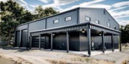 Shop House Building Kits for sale | Steel Shouses: 60x40 Shop House 3-bed 1600sf