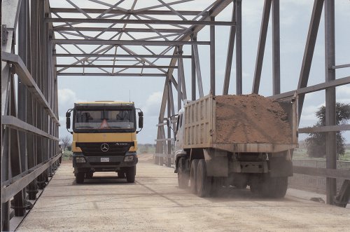 50m_Span_Two_lane_Roadway_Through_truss_Steel_Bridge_Construction_Project_03