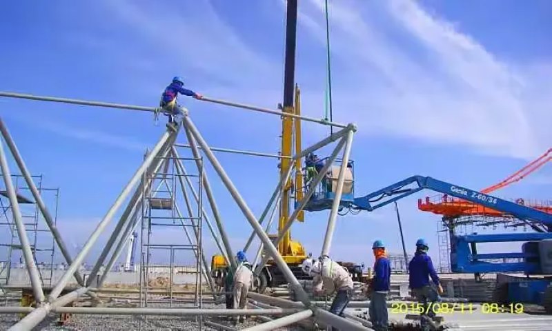 9 Start Assembly Shell Space Frame Truss