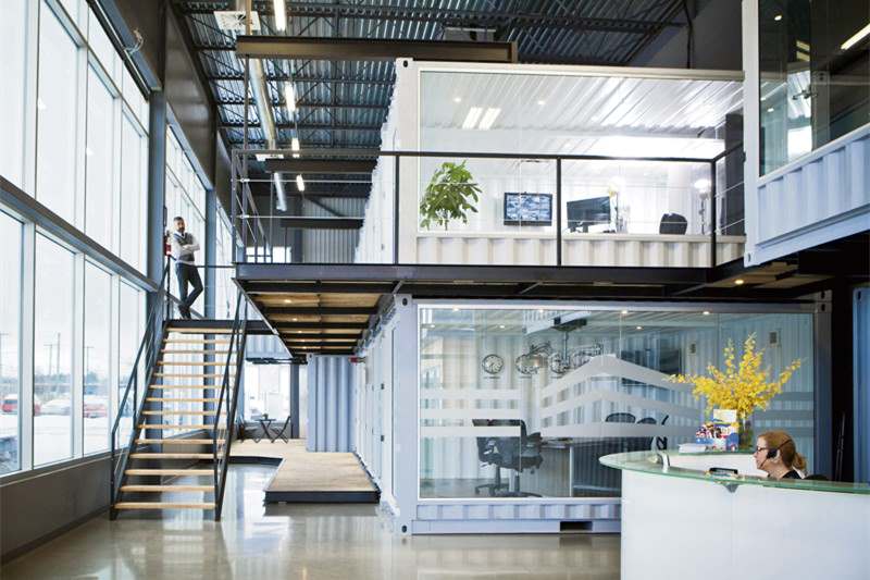 1 Prefabricated Container office factory Stylish