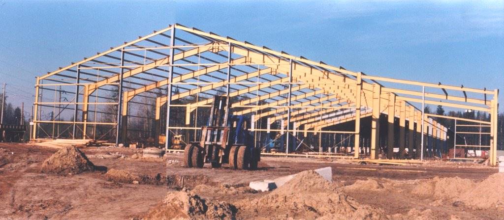Brick Factory Workshop Plant Building in Steel Structure System Russia