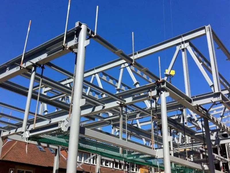 Hot Galvanized H Beam Steel Frame China with Well Design