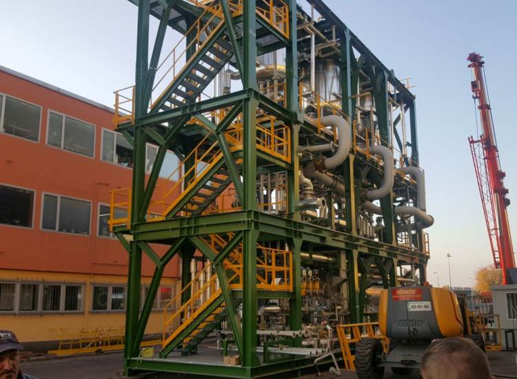 Skid-mounted Reefer Rack Modular Gantry Structures, Dangote Oil Refining,India