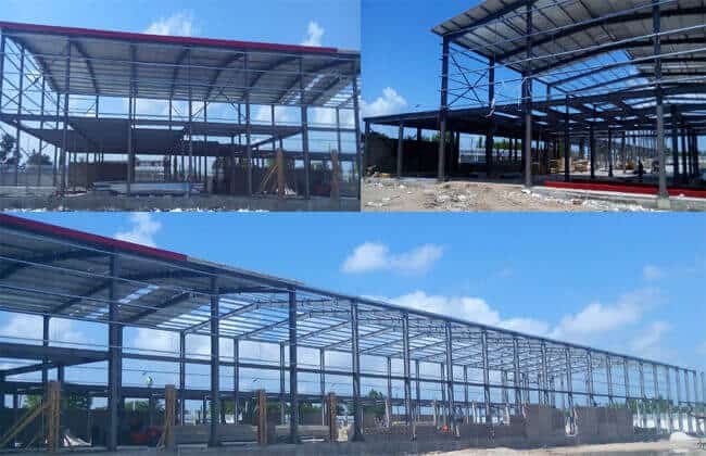 Prefab Steel Workshop Building in Tanzania