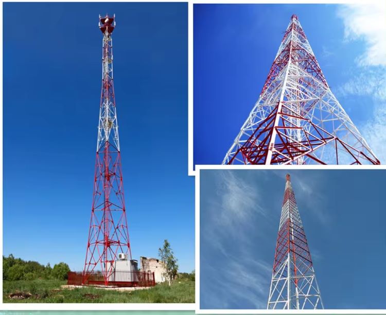 Radio Wifi Antenna Lattice Telecommunication Tower