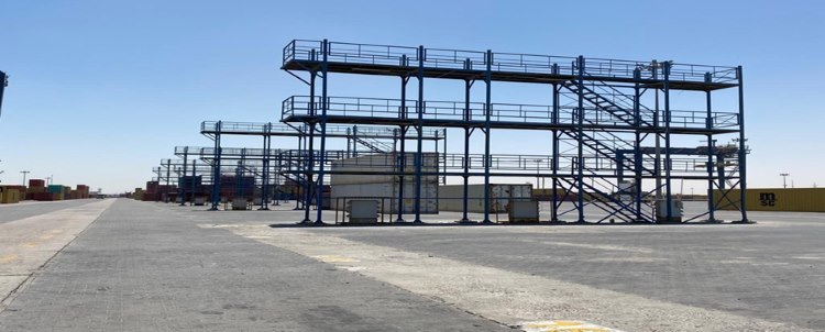 Steel Reefer Racks for Staking Cold Storage Containers of Berths,Umm Qasr,Iraq | Made In China ZHM
