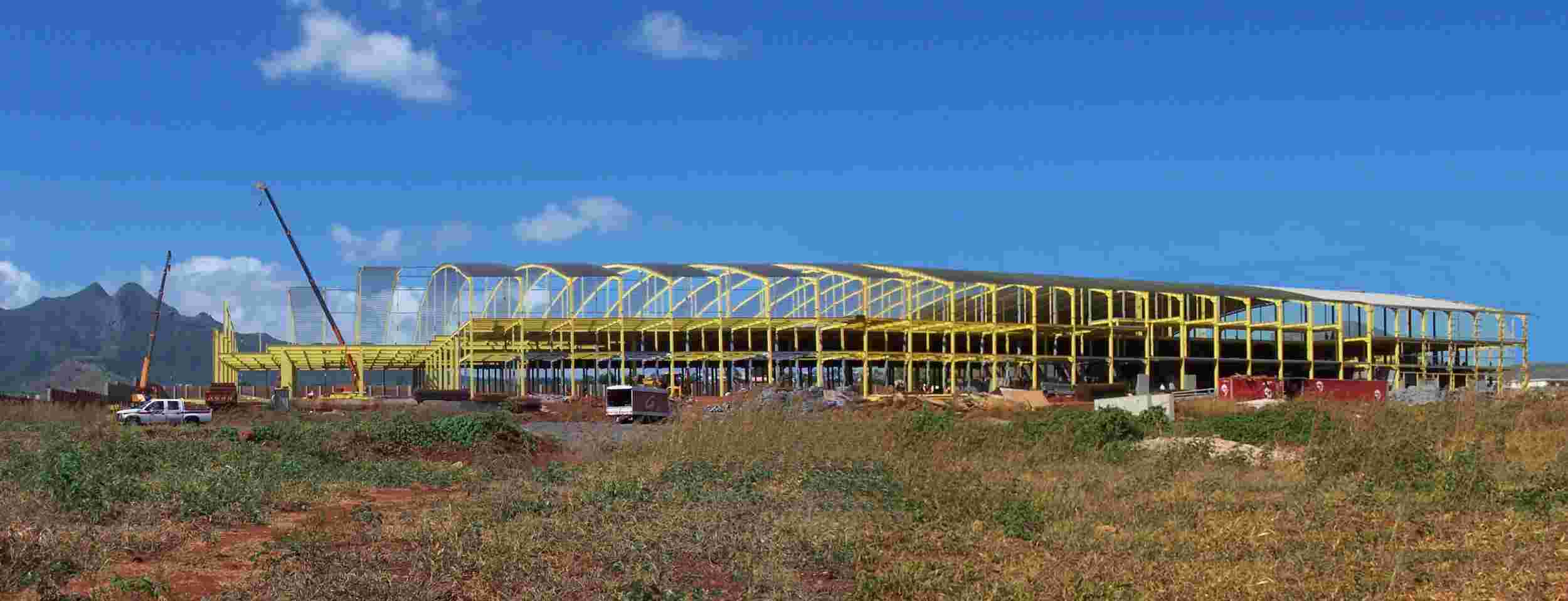 Textile Spinning and Knitting Factory Steel Building Prefabricated China CMT Mauritius